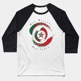 Proud Morocco Flag Gift Moroccan Lovers For Men's Women's Baseball T-Shirt